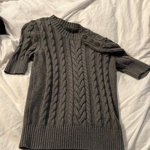 Gray banana republic sweater